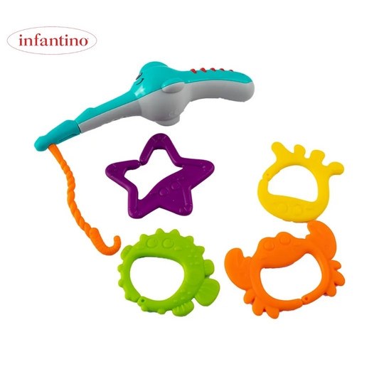 مجموعة أنشطة الاستحمام "السمكة والرابط"