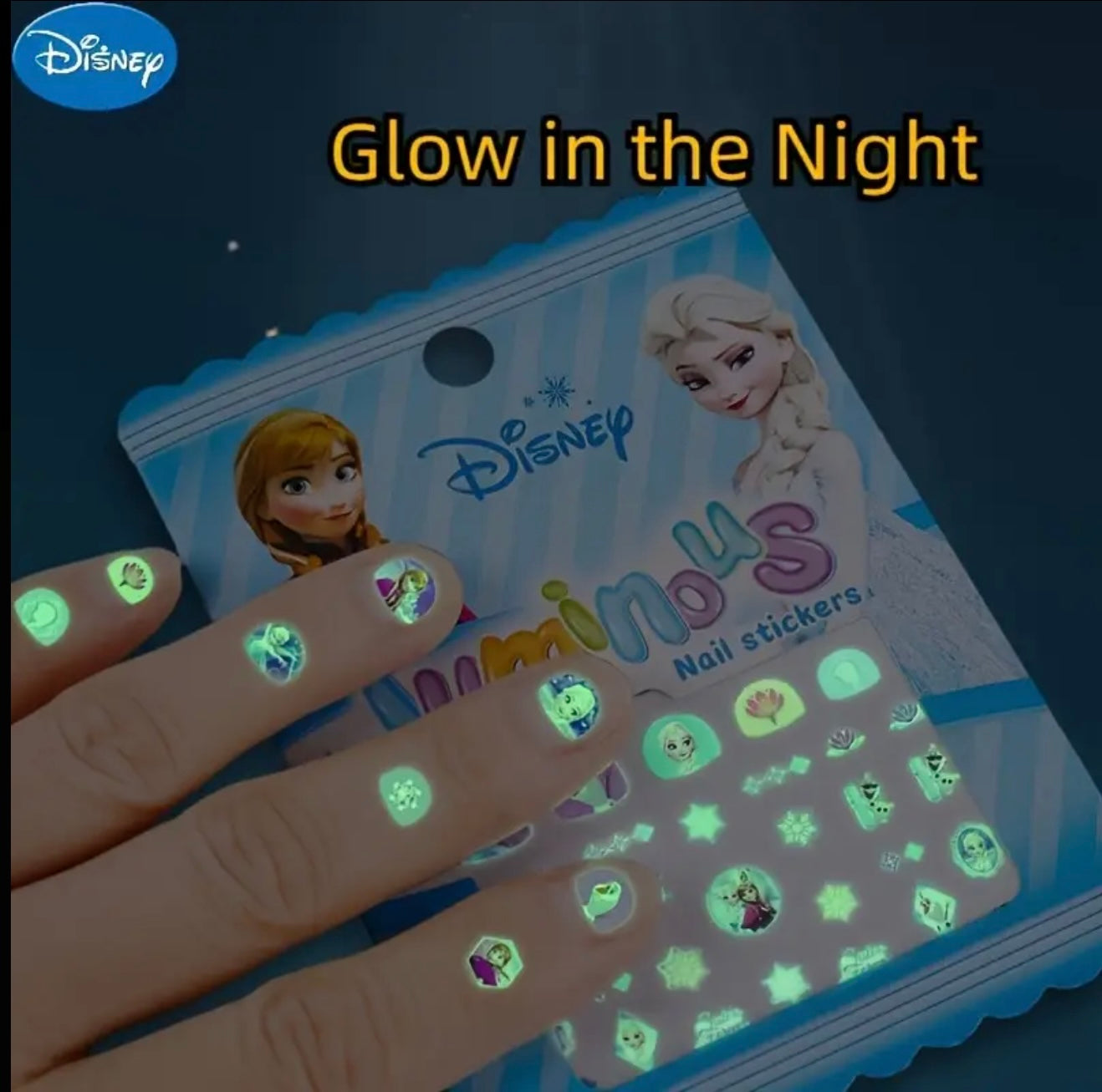 Glow-in-the-dark Luminous Nail Stickers