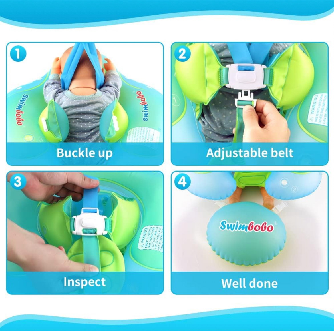 Swimming Inflatable Floater with Sun Canopy