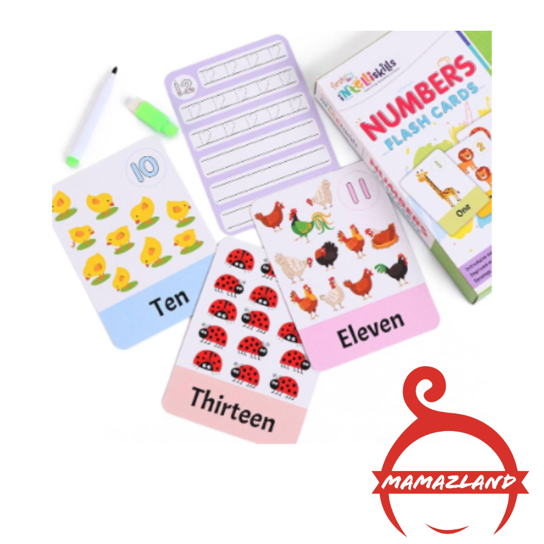 Jumbo Numbers Flash Cards