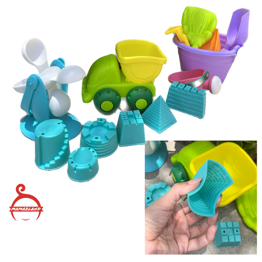 مجموعة ألعاب الشاطئ المطاطية