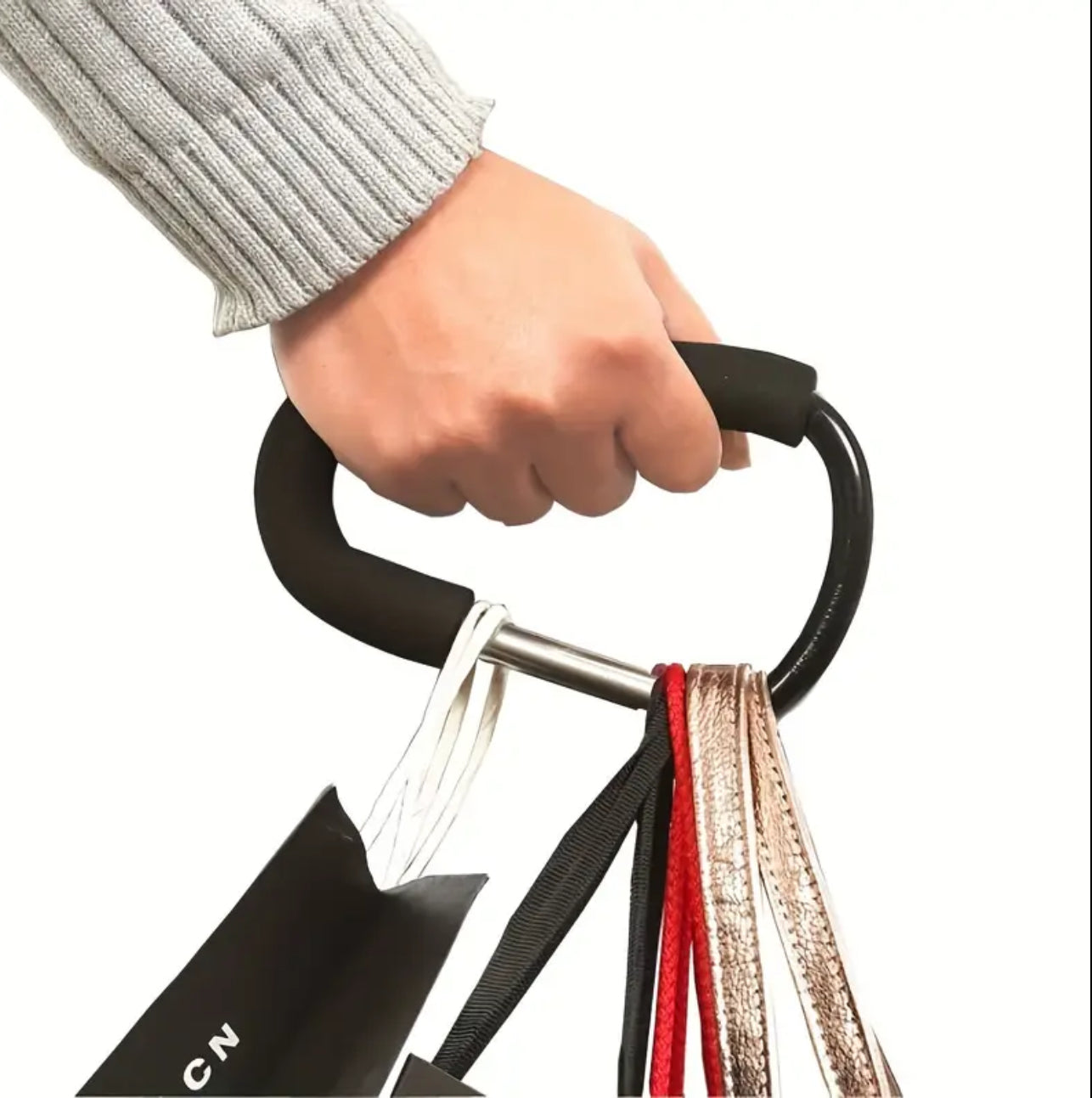 خطاف كارابينر عالي التحمل - عبوة من قطعة واحدة