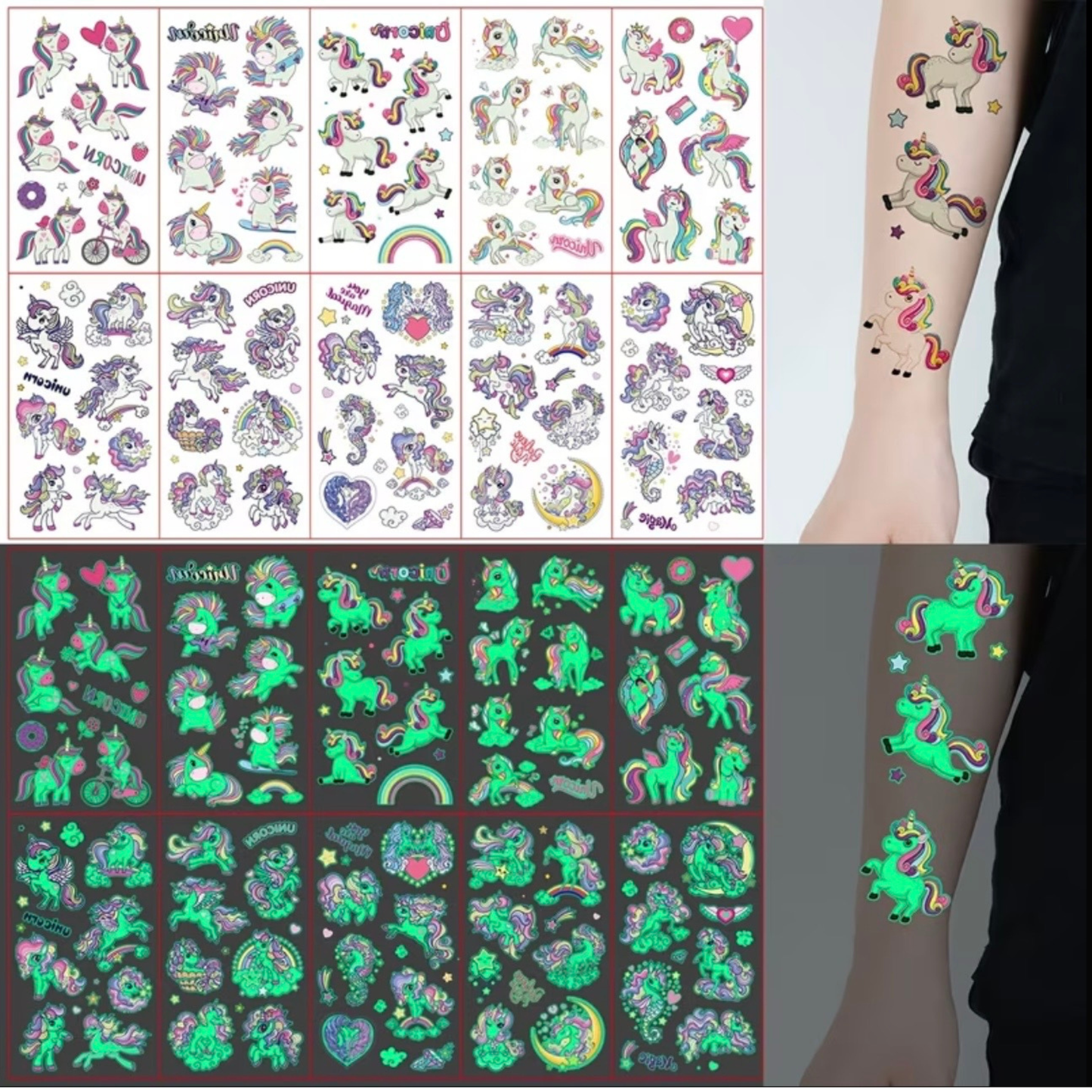 Glow-in-the-dark Luminous Tattoos