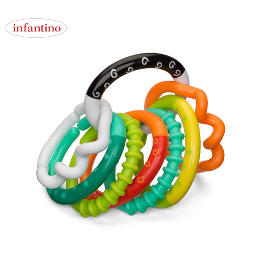 حلقات خشخشة من Infantino ذات نقشة مميزة