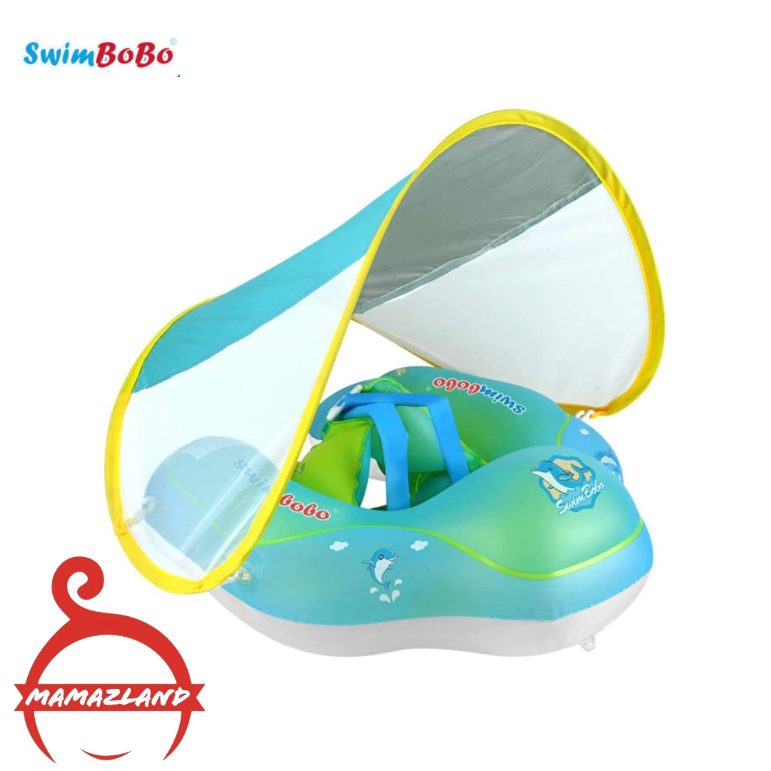 Swimming Inflatable Floater with Sun Canopy