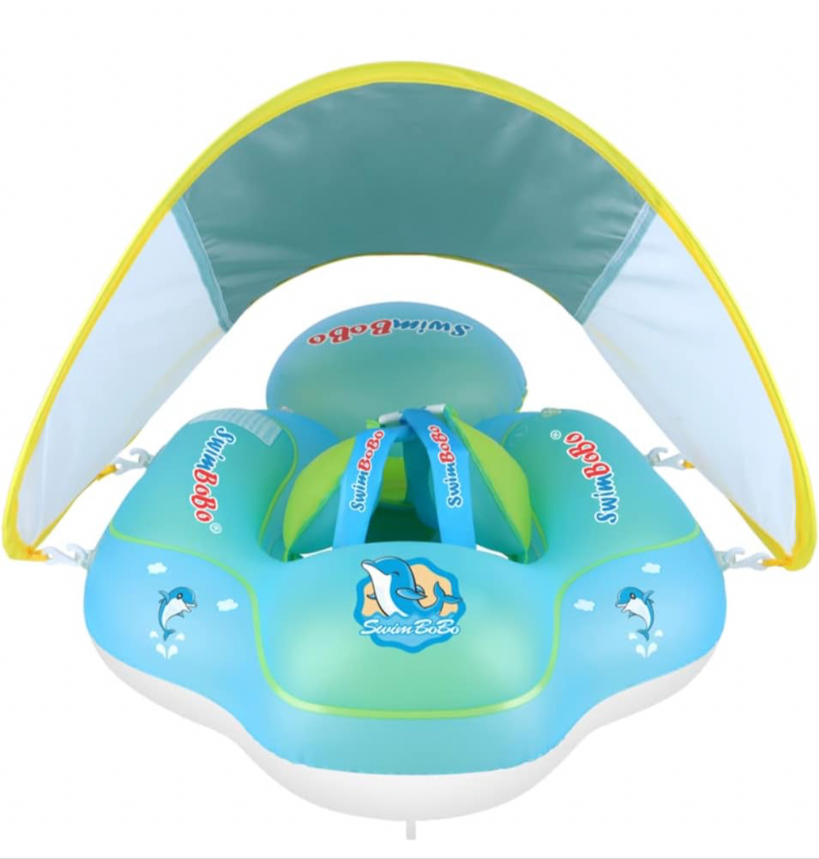 Swimming Inflatable Floater with Sun Canopy