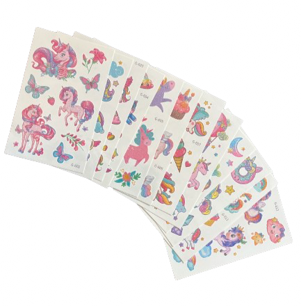 وشم يونيكورن اللامع