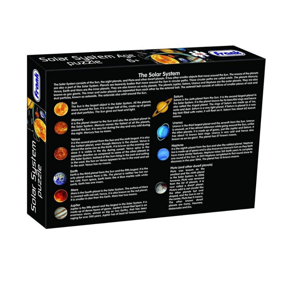Solar System Educational Jigsaw Puzzle
