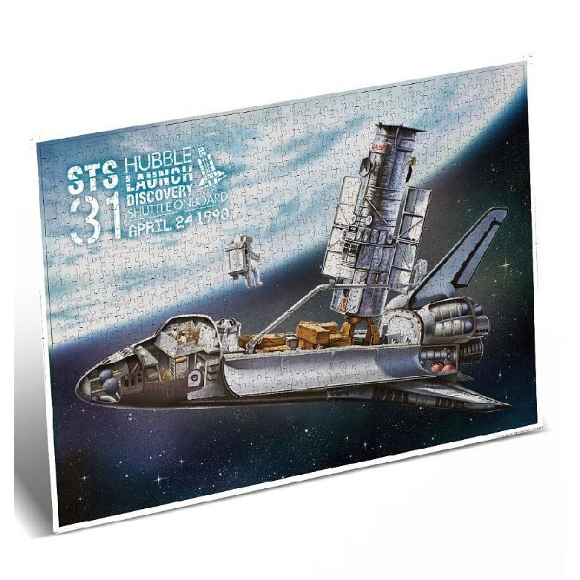 NASA Hubble Space + Discovery Shuttle Puzzle 1000pcs