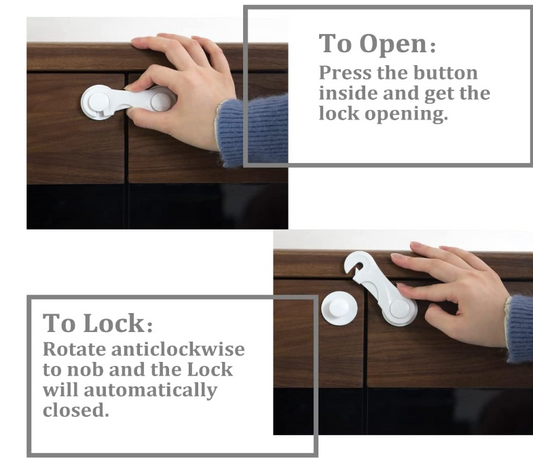 قفل الخزانة - تأمين الطفل