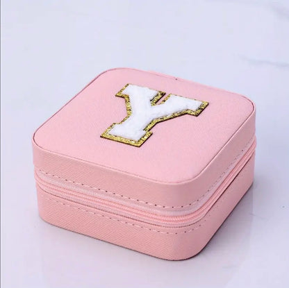 Mini Jewelry Box with Initials