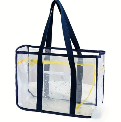 Transparent Beach Tote Bag
