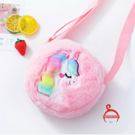 حقيبة يونيكورن القطيفة