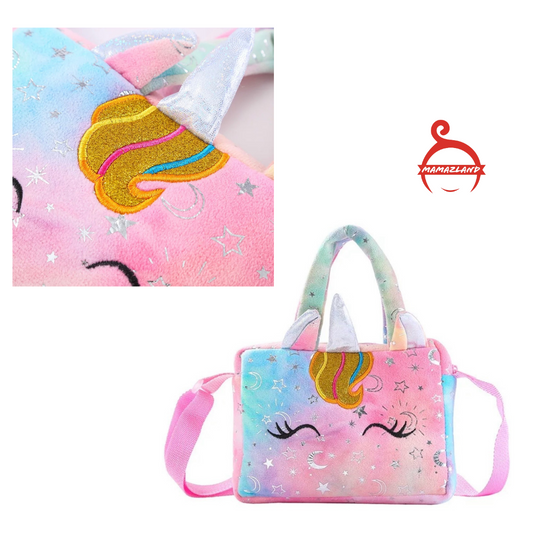 حقيبة يونيكورن القطيفة