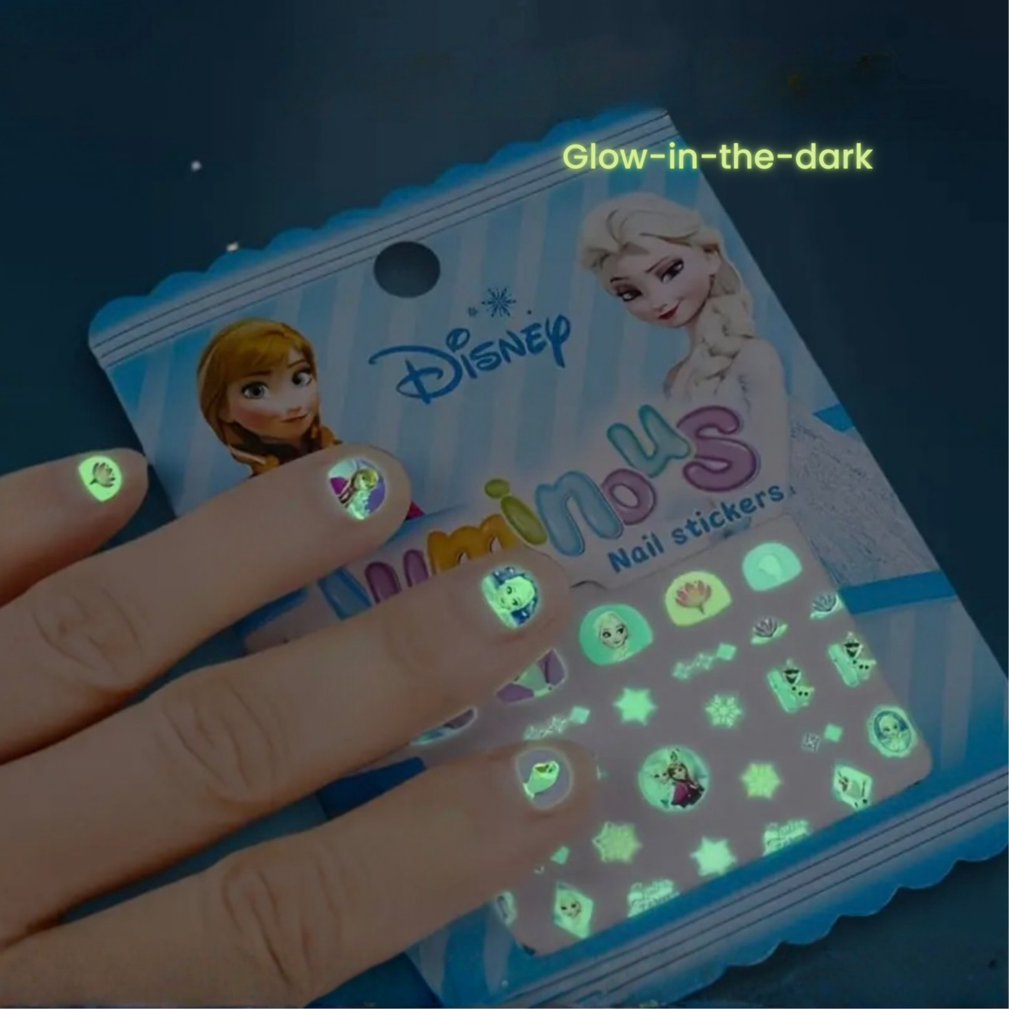 Glow-in-the-dark Luminous Nail Stickers