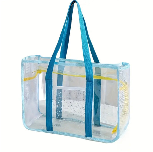 Transparent Beach Tote Bag