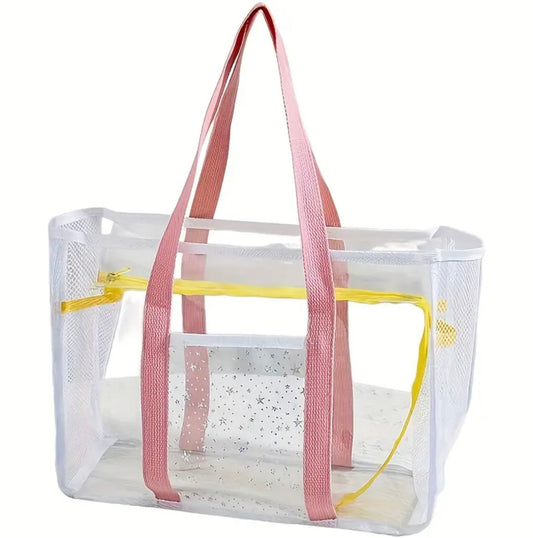 Transparent Beach Tote Bag