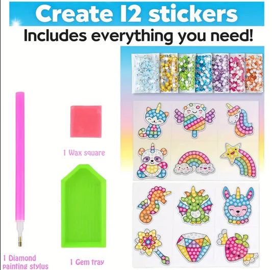 مجموعة ملصقات الماس 5D