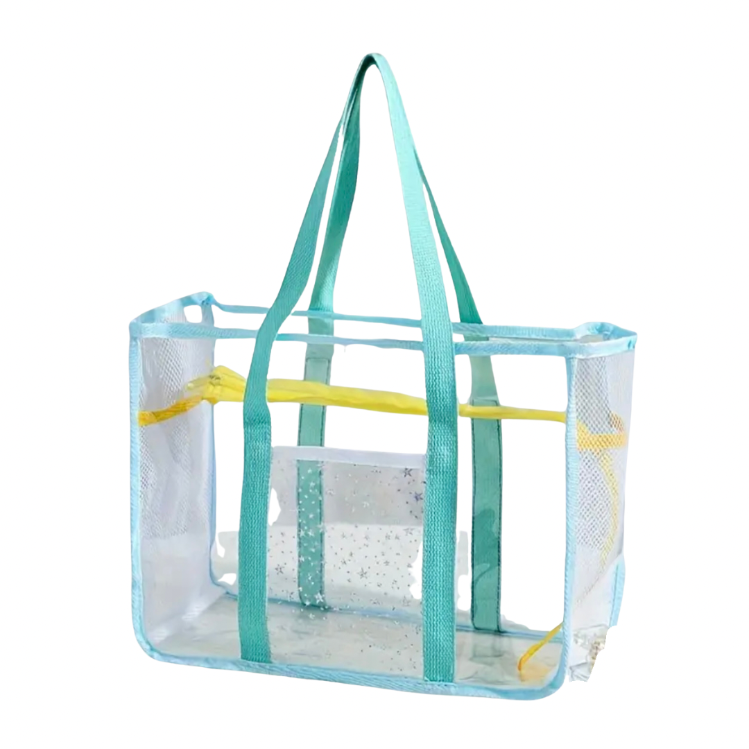 Transparent Beach Tote Bag