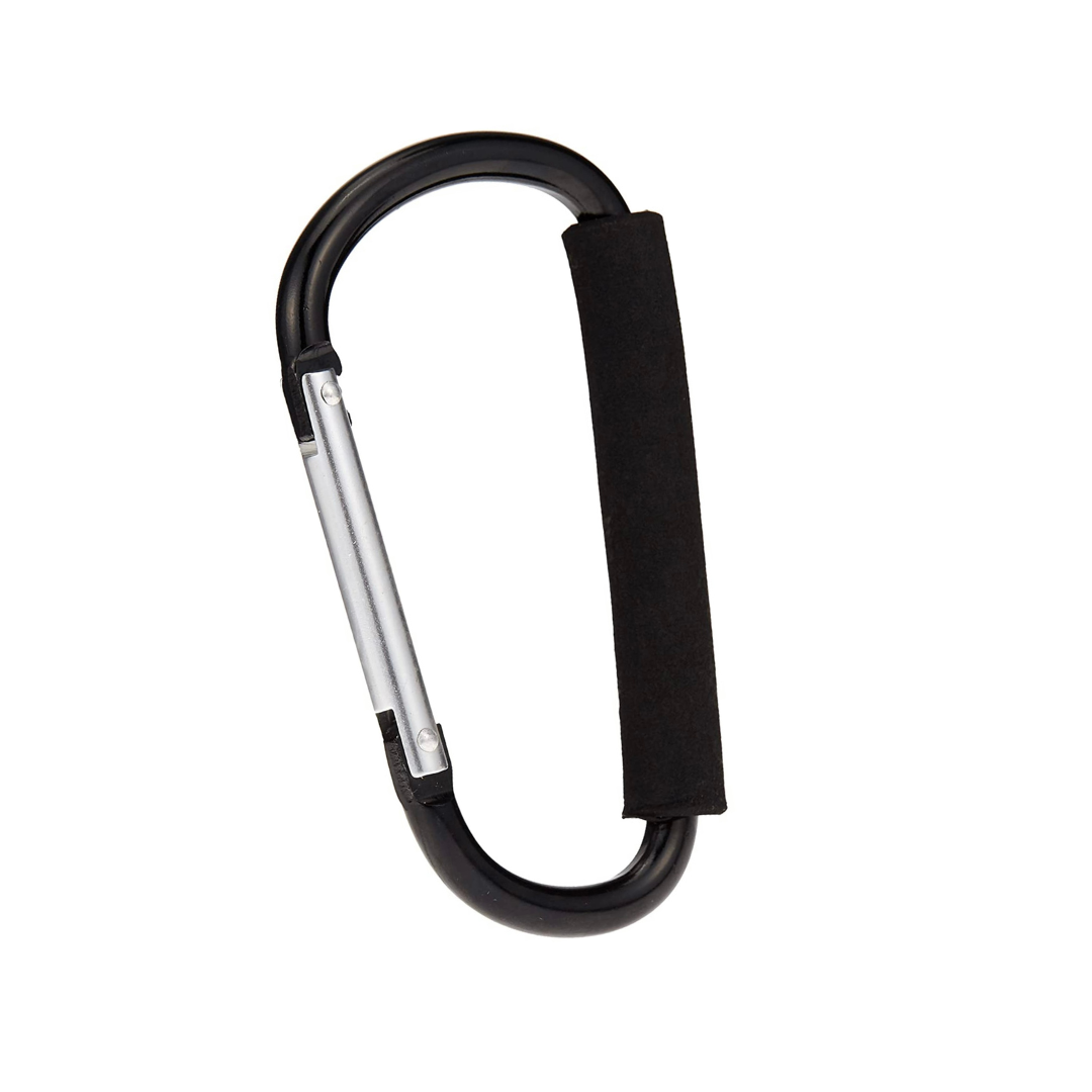 Heavy duty carabiner hook for stroller
Carabiner hook for diaper bag and accessories
Stroller hook with sponge grip 13cm
Large carabiner hook 16cm heavy duty
Multi use carabiner hook for bags