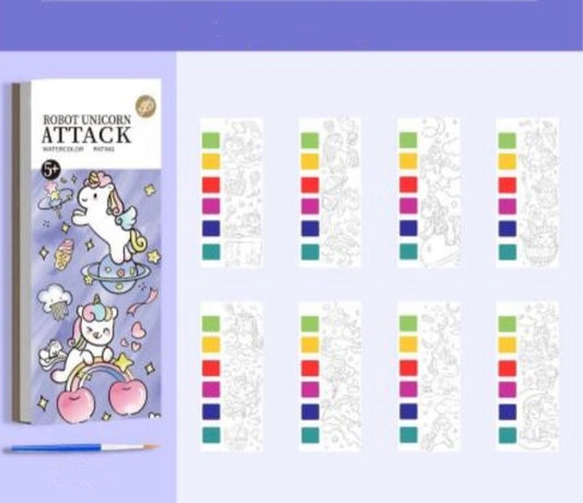 Water Painting Coloring Book