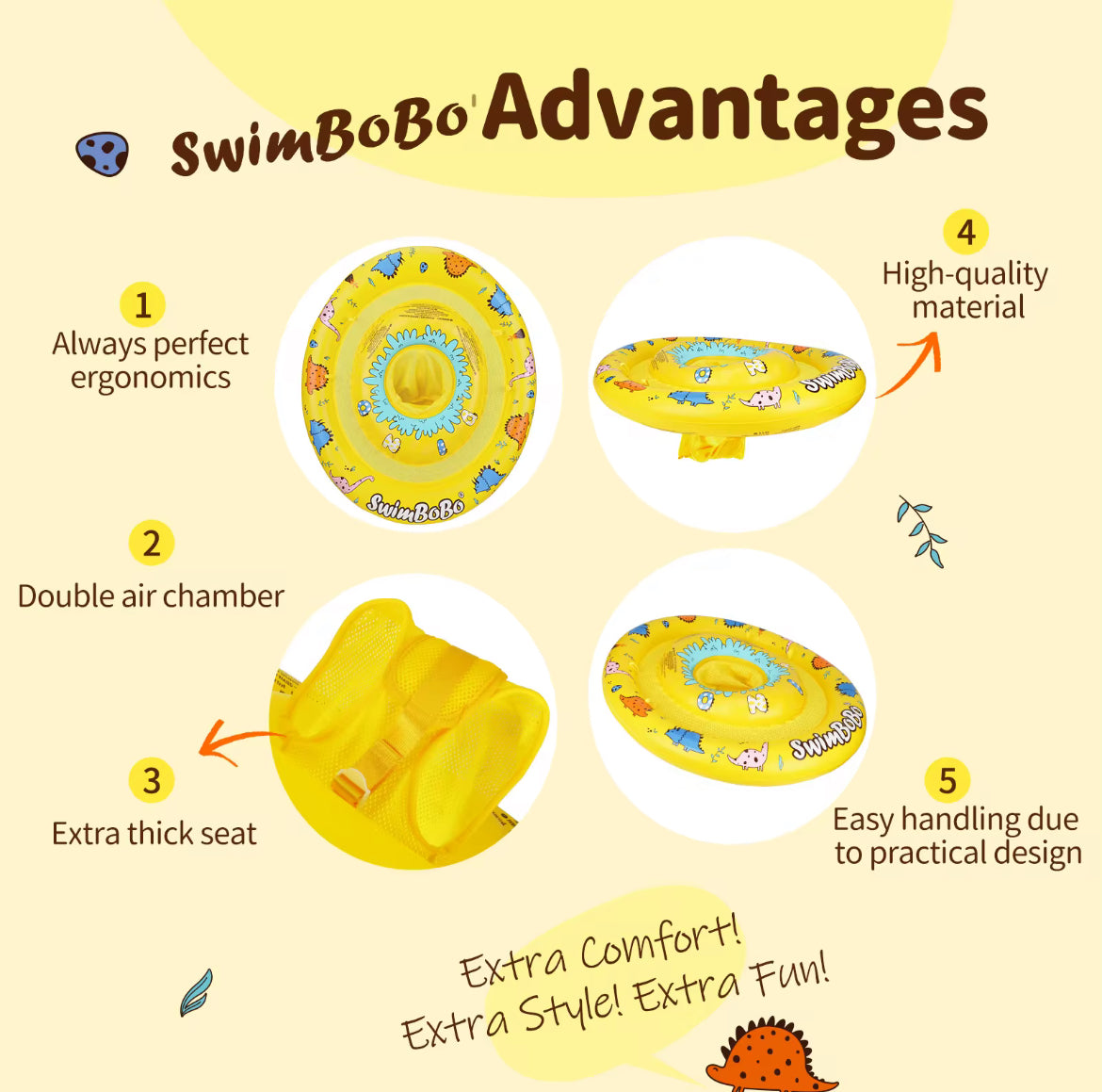 Inflatable Child Swim Float Seat