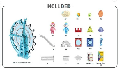 Magic Magnetic Blocks - 120 Pieces