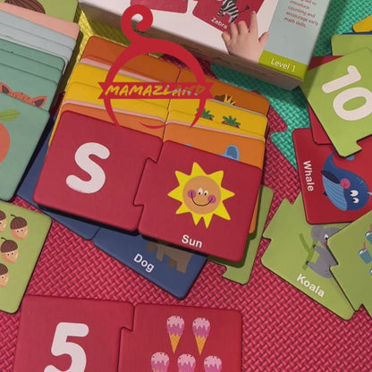 Alphabet & Numbers Matching Puzzle
